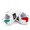 Baby Shoes Newborn Boys Girls First Walkers Kids Toddlers Lace Up PU Sneakers Prewalker White Shoes