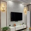 E14 LED Wall Lamps Fixture Crystal Wall Sconce AC85-265V Lustres Beside Lamp for Bedroom Bathroom lights decorate