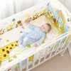 5 Pcs Cotton Cartoon Bumper For Newborn Kawaii Animal Bed Sheet Infant Crib Bedding Set Baby Organizer 201210264m