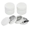 CORNOT White Aluminum Metal Tobacco Herb Grinder With Skin Friendly Design 50MM 4 Piece Metal Smoking Herbal Grinders