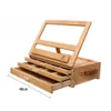 Artiste artiste ajusté Beech en bois croquis de table de table de table pneasel 3Drawer portable5705212