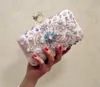 2022 Witte Diamond Dames Clutch Tassen Voor Vrouwen Vrouwelijke Portemonnee Portemonnee Party Bag Envelop Bridal Wedding Avond Handtassen 53