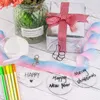 Genomskinlig akrylhänge Party Favor Diy Blank Hängsmycke Holiday Decoration Supplies 12 Stilar RRA11537
