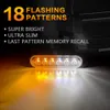 Ultra Thin 6 Chips Car LED Strobe Light Emergency Light Grill Breakdown Auto Flashing For SUV Truck Motorcycle 12-24V Lightbar