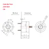 1pcs Delik Kaynak Halkası 2/4/6/12CH Kablolama 1.5A 2A Düşük Akım İçi Boş Kayma Delik Dia 5mm 7mm İletken Halkalar