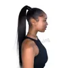 22inch Synthétique Fake Hair Ponytail Extension Straight Curly Extensions Pony Tail Blonde WZG EB18724382201