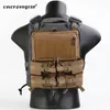 Emersongear Emerson Lightweight Banger Back Panel Loop & Hoop Molle System for Tactical 420 Vest Airsoft Hunting CS Game 201215
