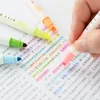 Andstal 12 ColorlotLot Macaron Pastel Color Dicas duplas Definir mais marcador de caneta Fluorescent Color para marcador escolar Escritório de artigos de papelaria 201120