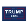 90 * 150cm Trump Flag 2024 Flaga wyborcza Banner Donald Trumpa Utrzymuj Amerykę Świetnie ponownie 5 Styl Flaga Poliestrowa W-00646