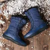 Sıcak Satış Moipheng Kar Botları Kadınlar Yeni Kış Sıcak Peluş Patik Orta Buzağı Su Geçirmez Bayan Ayakkabı Yuvarlak Ayak Platformu Botas Mujer Invierno