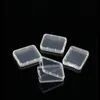 SD XD TF MMC-minneskorthållare CF-kort Skyddsbehållare Plast Transparent Förvaring Box Jewel Case JK2101XB