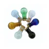 7PCS 2ML من مصباح صغير لمبة شكل زجاج الحلي مع لون مختلف وحرفة الفن قوارير العطور ورغبة سفر الفرعية زجاجات