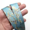 5 pz/set Van Gogh fiori di ciliegio cordini per credenziali per carta d'identità chiave palestra cellulare cinturino porta badge USB corda pendente portachiavi regalo