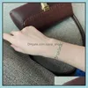 Bracelets de charme Bijoux Zircon Diamant pour femmes Fleurs Bracelet et bracelets Ins Style Mode Cadeau d'anniversaire Sa livraison directe 2021 ODCV3