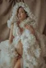 Vintage Suknie wieczorowe Moda Bridal Tulle szaty niestandardowe Made Long Sheer Women Tulle Maternity Suknie Suknie Dresses