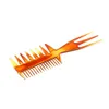 Multifunktionell treledig hårplocka Afro Comb Oil Head Hairdressing Pro Bid Tand Män Styling Hair Salon Comb W10398