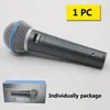 Toppkvalitetsversion Super-Cardioid Live Vocals Karaoke Dynamic Beta Wired Microphone Podcast 58a Microfone VoiceOver Mike Mic