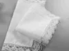 レースの薄いハンカチホワイト女性の結婚式のギフトパーティーの装飾布Napkinsプレーンブランクハンカチ高品質LLS92-WLL