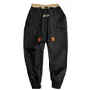 11 BYBB'S Dark Streetwear Ruban amovible Cargo Pantalon Homme Hip Hop Fonction Pantalon tactique Taille élastique Jogger Hommes Pantalons 201118
