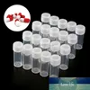 20Pcs 5ml Plastic Test Tubes Vials Sample Container Powder Craft Screw Cap Bottles for Office School Chemistry Supplies