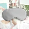 Silk Rest Sleep Eye Mask Imbottito Ombra Cover Travel Relax Blindfolds Eye Cover Mascherina per dormire Cura degli occhi Strumenti di bellezza 12 colori