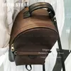 Moda Mini Sırt Çantası Kadın Presbiyopik Hakiki Deri Kahverengi Baskı Sırt Çantaları Lady Çanta Çanta Çocuk Geri Paketi Backbag M41560 M44873