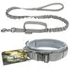 Haustier Taktisches Halsband Führseil Outdoor Taktisches Training Schnell abnehmbares Hundehalsband (ein Satz) 2