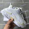 Paris Triple-S plataforma t￪nis masculino Mulheres sapatos de moda bege gin￡sio amarelo verde azul azul branco preto preto rosa cinza casual casual