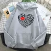 Siyah Kalp Kırmızı Dudaklar Baskı Hoodies Erkek Kapşonlu Moda Crewneck Streetwear O Boyun Vintage Hoodies Hip Hop Anime Erkekler Kazaklar H1227