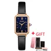 Mode Frauen Uhren Top Marke Luxus Damen Armbanduhr Wasserdichte Womens Quarz Armbanduhr Quadratische Uhr Relogio Feminino 210517