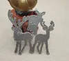 Kerstboom Dier Deer Frames Metalen Snijden Dies Stencils Die Cut Voor DIY Scrapbooking Album Papieren Kaart Kerstversieringen HH9-3657