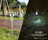 DHL LED 태양 잔디 빛 스테인레스 복도 야외 정원 램프 태양 전원 컬러 태양 램프