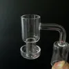 Terp Vacuum Quartz Banger Flat Top OD Heady Glas Raucherzubehör 14 mm 18 mm männlich weiblich Gelenk 90 Grad Öl Dab Rig Domeless Nails Wasserpfeife TV01-04