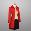 Anime Fate Stay Night Tohsaka Rin Cosplay Kostüme Schuluniform Kleid Outfit Perücke