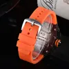 Herrenuhren von höchster Qualität, Candy-Gummiarmband, kleines Zifferblatt, voll funktionsfähig, Chronograph mit Quarzwerk, wasserdicht, Montre de 273S