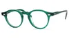 ブランド眼鏡フレームファッションアイウェアラウンド近視光学ガラスレトロな読書メガネフレーム男性女性の澄んだレンズと