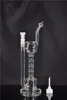 Hookahs Ripe Glass Bongs Recycler Dab Rig Glass Water Bongs z ceramicznym papierosem do paznokci szklanka oleju rura palnikowa