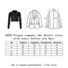Vangull Faux Läder Beskuren Jacka Kvinnor Punk Harajuku Black Coat Woman Gothic Långärmad överrock med kedjor Vår 220105