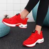 Man Shoes Womens 2021 Dams Sneakers Modna Siatka Czerwona fioletowa oddychająca oddychająca damska damska jogging chodzenie