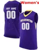 Costurado personalizado 34 Reagan Lundeen 35 J039Raan Brooks 4 Jaden McDaniels Matisse Thybulle Washington Huskies College Homens Mulheres Yo1397749