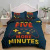 3D Bedding Set for Boys Twin Comforter Cover Duvet Kids Colorful Action Buttons Printed Quilt Soft Microfiber Bedspr LJ201127