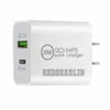 20W 12W QC3.0デュアルポートタイプC USB C充電器PD EU US PD WALL充電器用iPhone 14 15 SAMSUNG HTC HUAWEI ANDROID電話