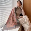 2020 Luxury Winter Scarf Women Pashmina Shawl Lady Wraps Design Print Warm Blanket Female Neck Scarves Thick Stoles LJ201221