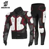 Motorfiets Jassen Motorfiets Armor Racing Body Protector Jacket Motocross Motorbike Beschermende Gear + Pants Protector 201216
