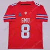 SMU Mustangs Futbol Jersey NCAA Koleji James Proche Patrick Nelson Delontae Scott Demerick Gary Freeman McDaniel Granson Gailliard Coxe