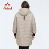 Astrid Spring Neuankömmling Damenjacke Plus Size mittellanger Stil Oberbekleidung von hoher Qualität mit Kapuze Damenbekleidung AM-3511 201217