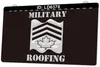 Panneau lumineux LED avec gravure 3D, drapeau du Canada pour toiture militaire LD6378, vente en gros et au détail