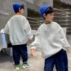 Kinderen Sweatshirts voor Jongens Katoenen Jas Lange Mouw Baby Boy Tops Kids Lente Herfst Kleding 5 6 7 8 9 10 11 12 13 14 jaar 220312