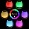 Recargable LED Touch Night Light Innovador Little Nightlight Mesa Mesita de noche Lámpara de enfermería 6 colores Luz Lámpara de noche ajustable 201028