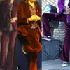 Мужские костюмы Пиджаки 2 шт. бордовый бархатный пиджак расклешенные брюки мужские для свадьбы мужской пиджак клеш смокинги для жениха Trajes D285K